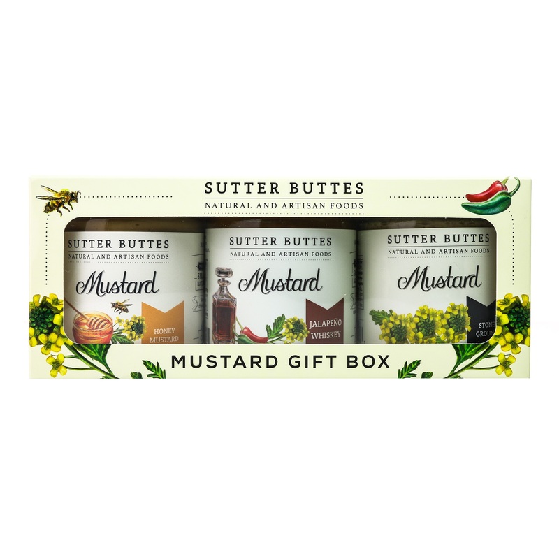 Sutter Buttes Mustard Jar Trio Gift Set 3 Pack