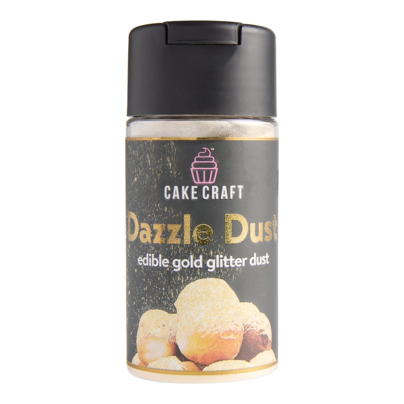 Cake Craft Gold Dazzle Dust Edible Glitter