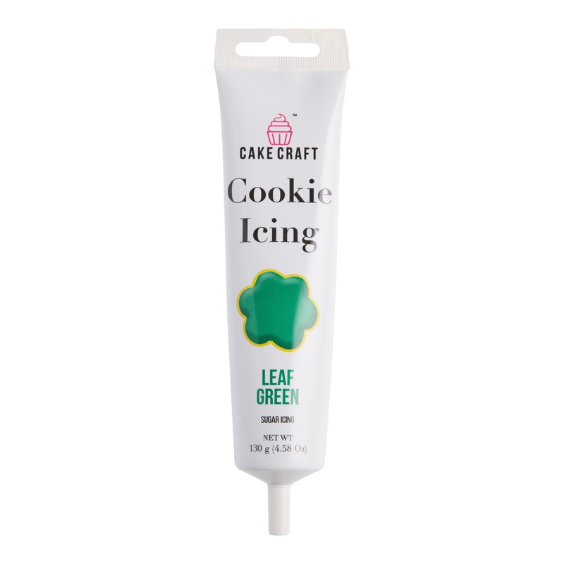 Cake Craft Leaf Green Cookie Icing