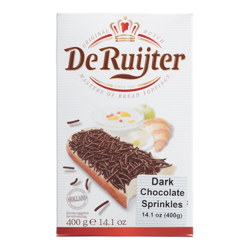 De Ruijter Dark Chocolate Sprinkles