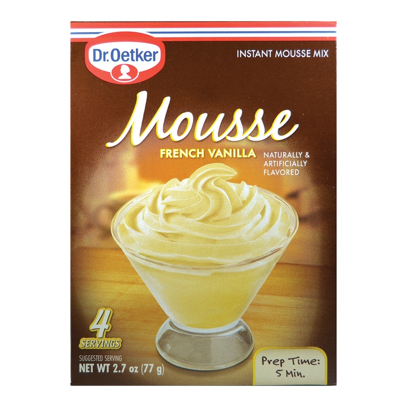 Dr. Oetker French Vanilla Mousse Mix