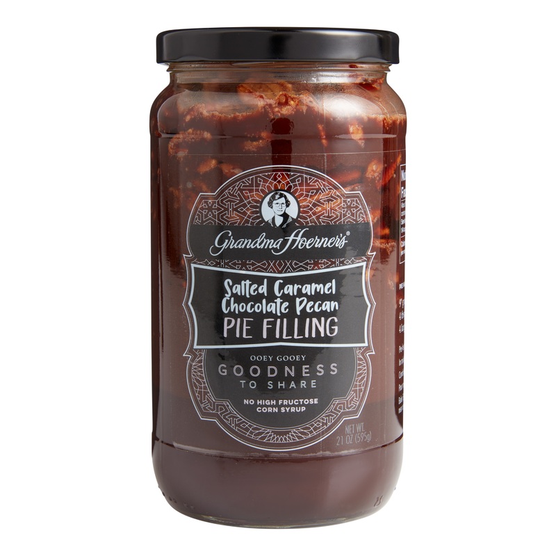 Grandma Hoerner’s Salted Caramel Chocolate Pecan Pie Filling