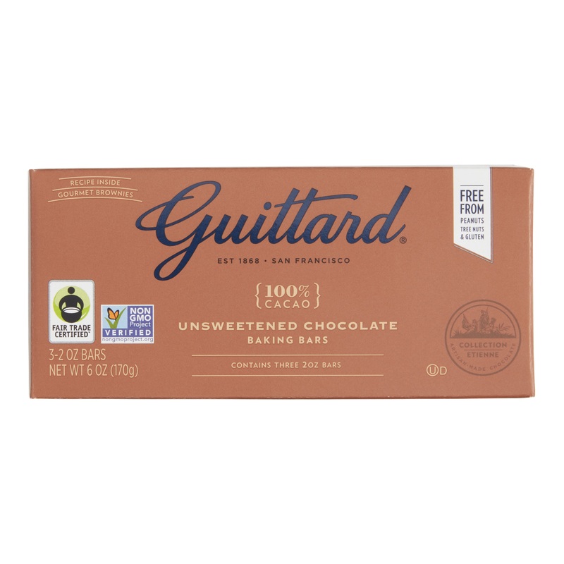 Guittard Unsweetened Chocolate Baking Bars