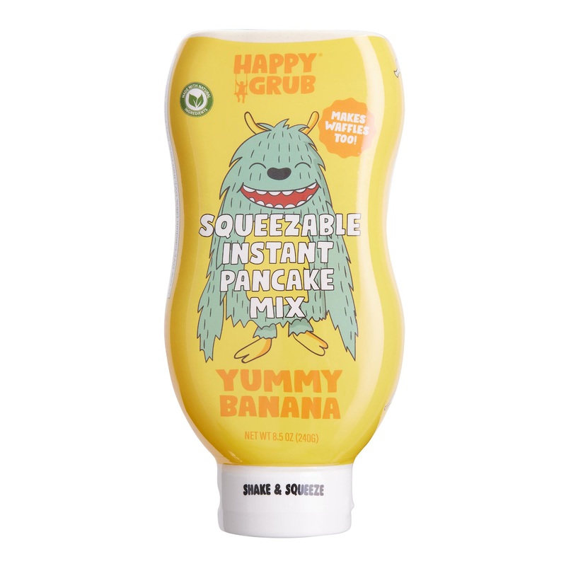 Happy Grub Yummy Banana Squeezable Instant Pancake Mix