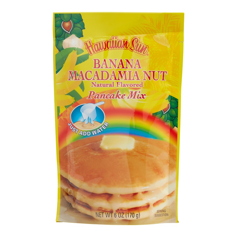 Hawaiian Sun Banana Macadamia Nut Pancake Mix