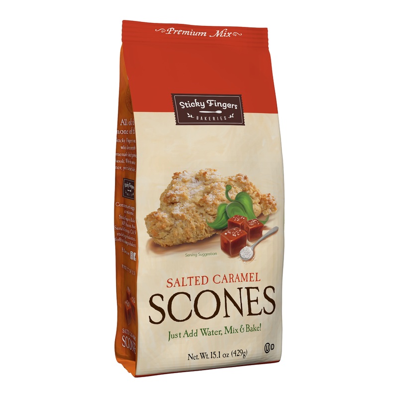 Sticky Fingers Salted Caramel Scone Mix