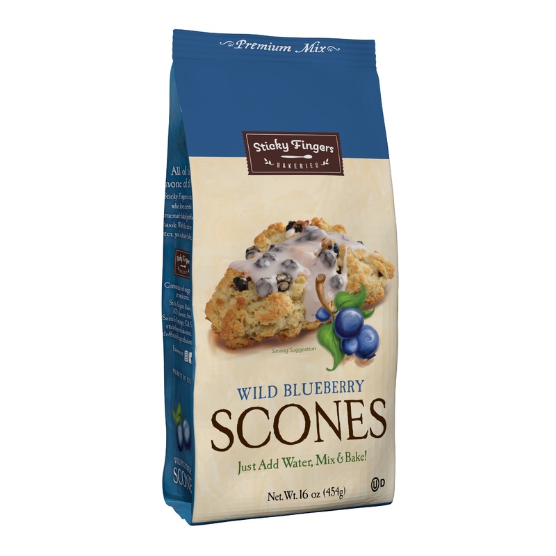 Sticky Fingers Wild Blueberry Scone Mix