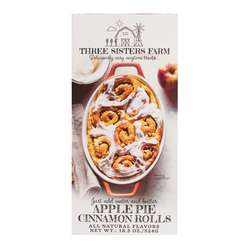 Three Sisters Farm Apple Pie Cinnamon Rolls Mix