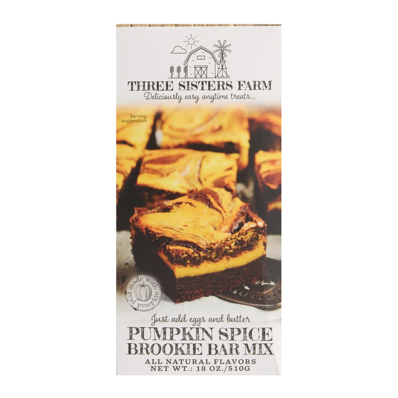 Three Sisters Farm Pumpkin Spice Brookie Bar Mix