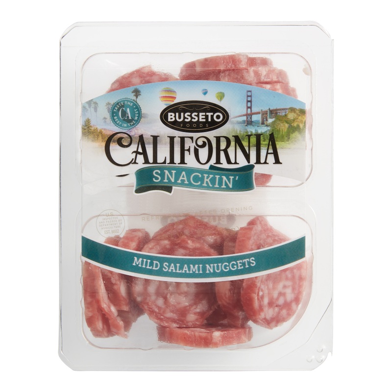 Busseto California Snackin’ Mild Salami Nuggets