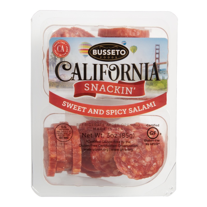 Busseto California Snackin’ Spicy Salami Nuggets