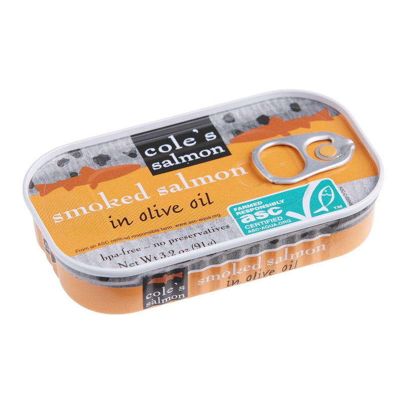 Cole’s Smoked Salmon in Olive Oil