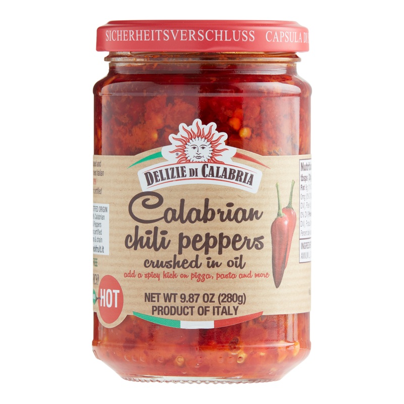Delizie di Calabria Crushed Calabrian Chili Peppers in Oil