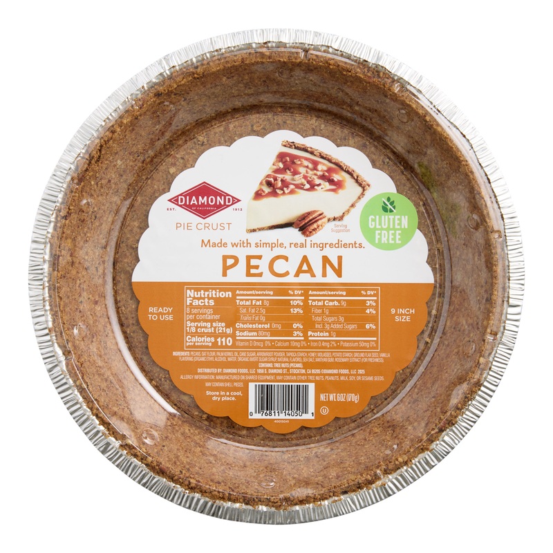 Diamond Pecan Ready to Use Pie Crust