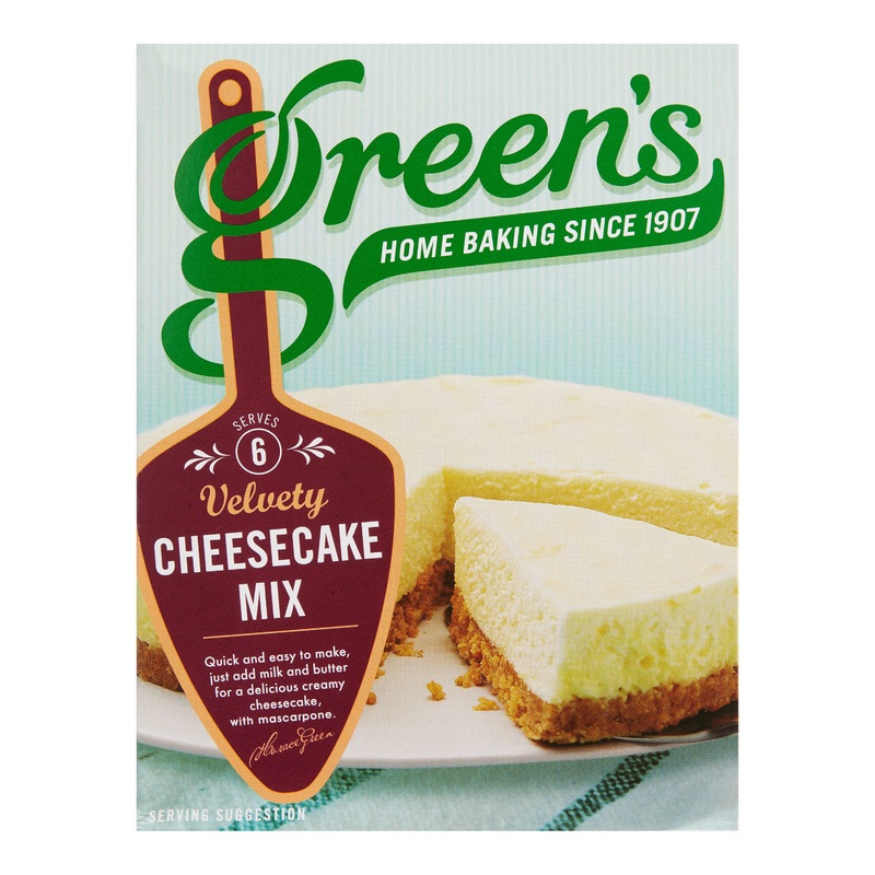Green’s Cheesecake Mix With Biscuit Crumb Base