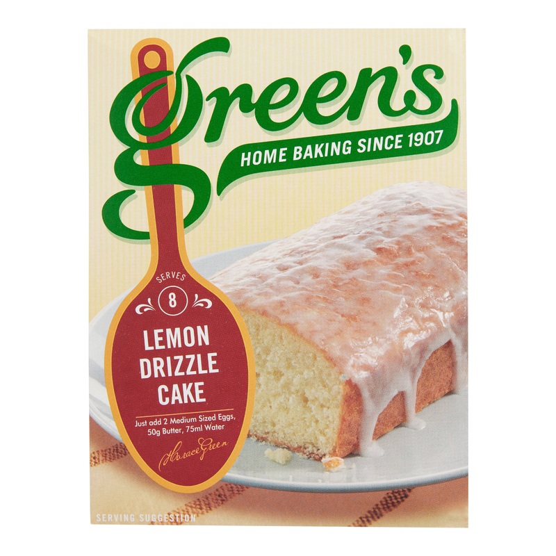 Green’s Lemon Drizzle Cake Mix With Icing