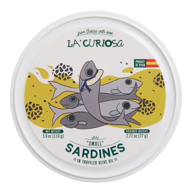 La Curiosa Small Sardines in Truffled Olive Oil