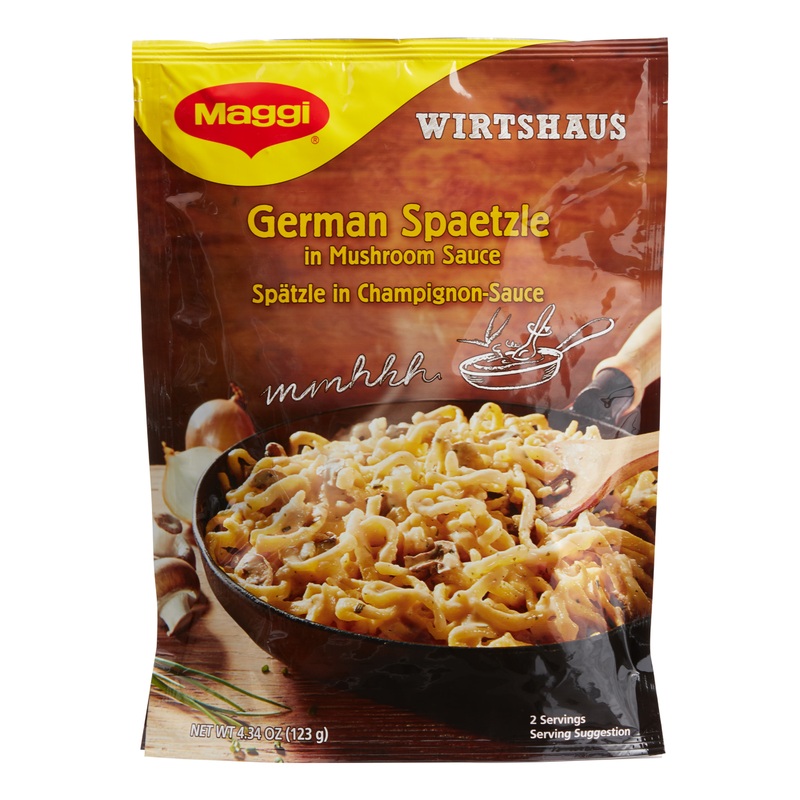 Maggi German Spaetzle in Mushroom Sauce