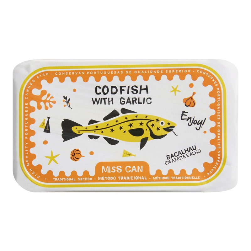 Miss Can Codfish and Garlic in Olive Oil