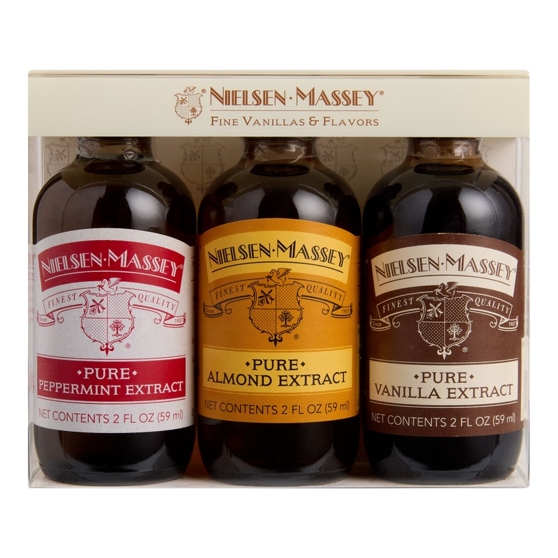 Nielsen-Massey Holiday Flavors Extract Gift Set 3 Pack