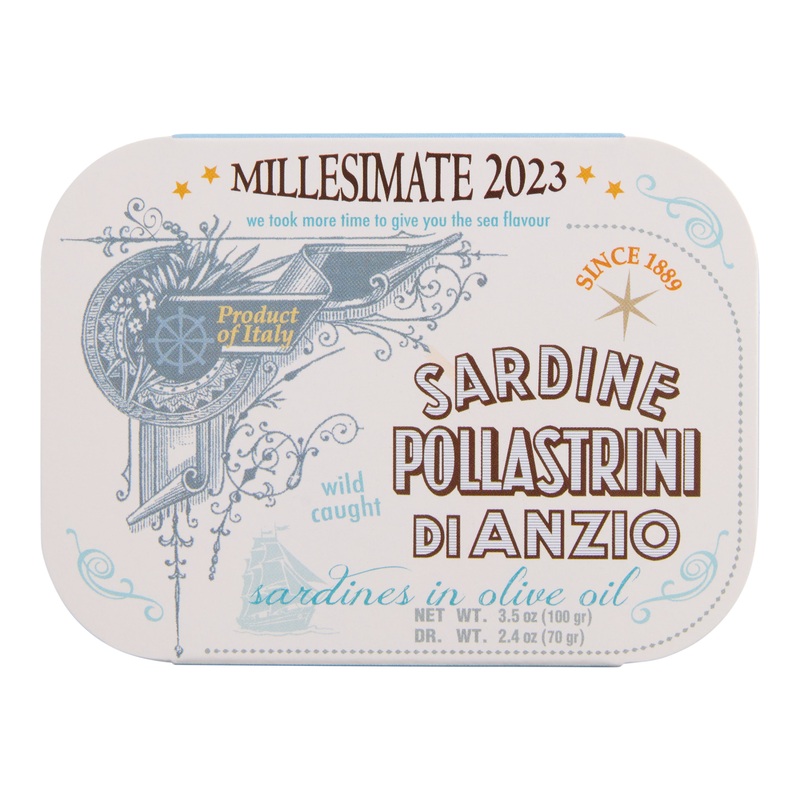 Pollastrini Vintage 2023 Sardines in Olive Oil
