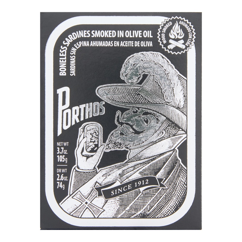 Porthos Smoked Boneless Sardines in Olive Oil