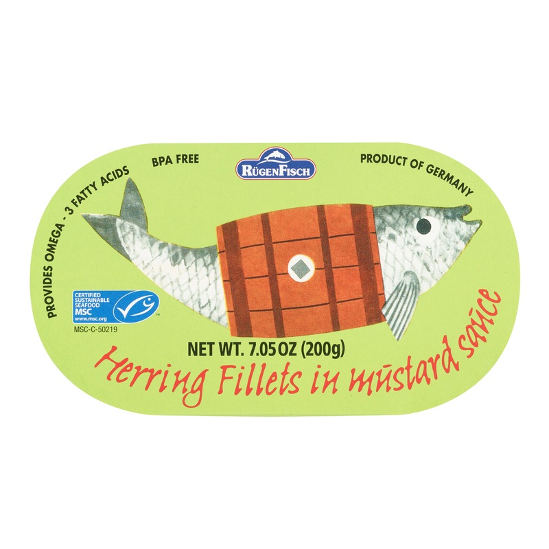Rugen Fisch Herring Fillets in Mustard Sauce