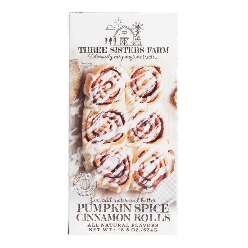Three Sisters Farm Pumpkin Spice Cinnamon Roll Mix