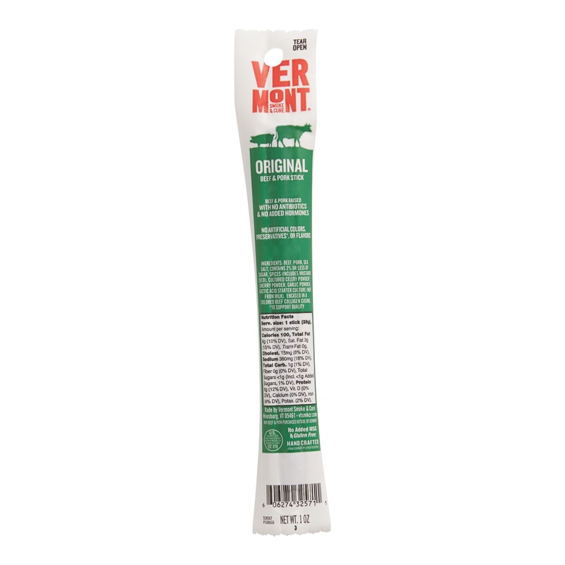 Vermont Cracked Pepper Beef and Pork Stick
