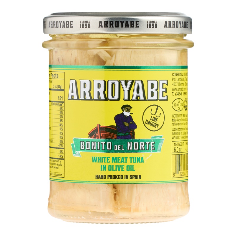 Arroyabe White Tuna in Olive Oil Jar