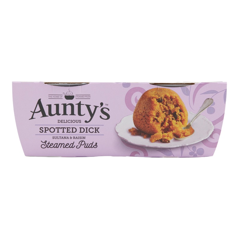 Aunty’s Spotted Dick Steamed Puds