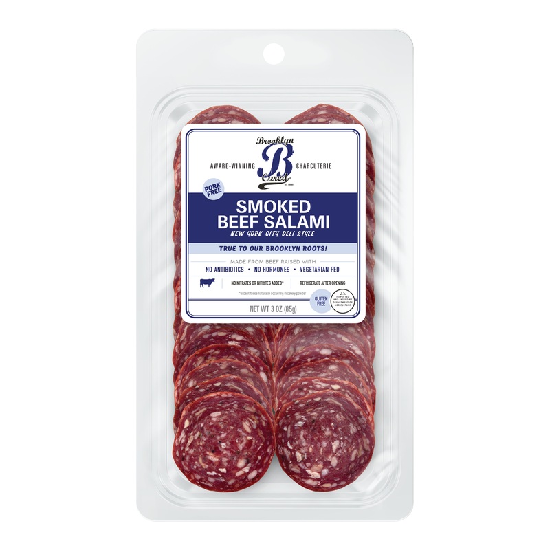 Brooklyn Cured Sliced Smoked Beef Salami