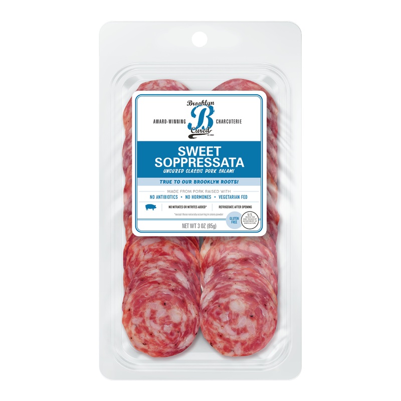 Brooklyn Cured Sliced Sweet Soppressata Pork Salami