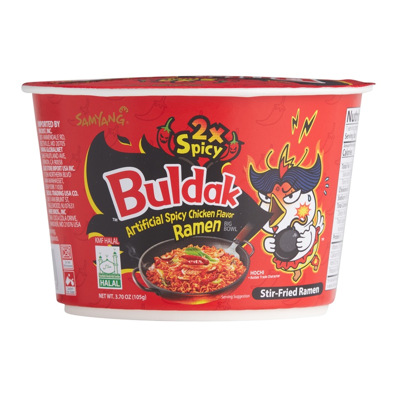 Samyang Buldak 2x Hot Chicken Ramen Noodle Bowl