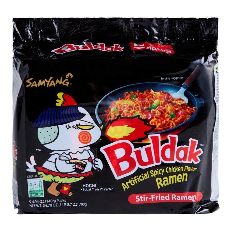 Samyang Buldak Hot Chicken Ramen Noodles 5 Pack