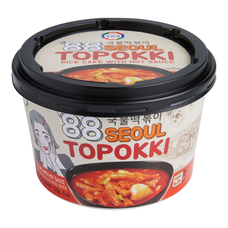 Surasang Seoul Topokki Rice Cake with Hot Sauce Stew Bowl