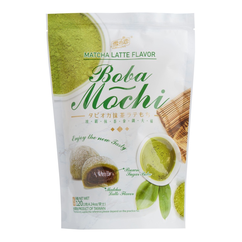 Yuki & Love Matcha Latte Boba Mochi