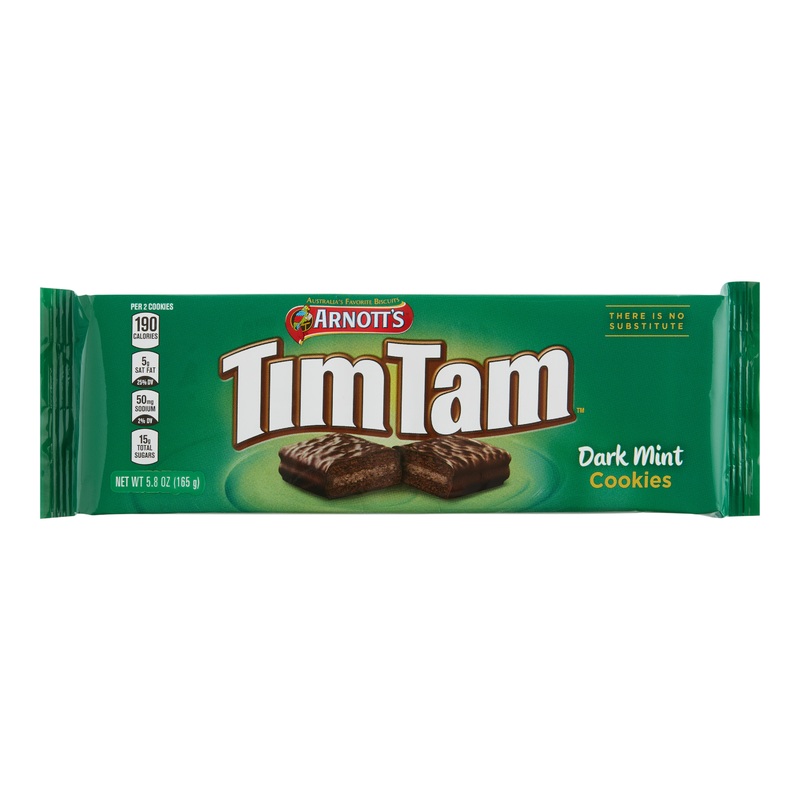Arnott’s Tim Tam Mint Dark Chocolate Cookies