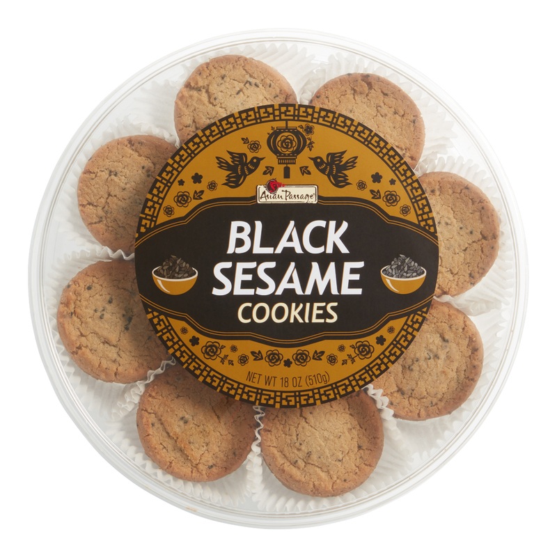 Asian Passage Black Sesame Cookie Tub
