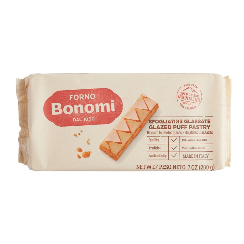 Forno Bonomi Glazed Puff Pastry Cookies