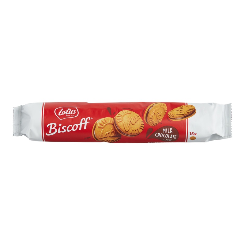 Lotus Biscoff Milk Chocolate Sandwich Cookies Roll