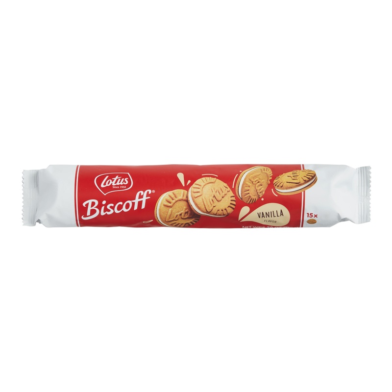 Lotus Biscoff Vanilla Cream Sandwich Cookies