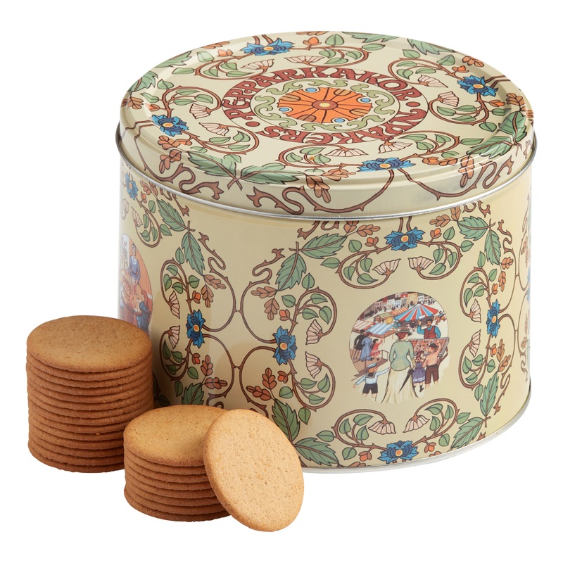 Nyakers Gingersnaps White Botanical Tin