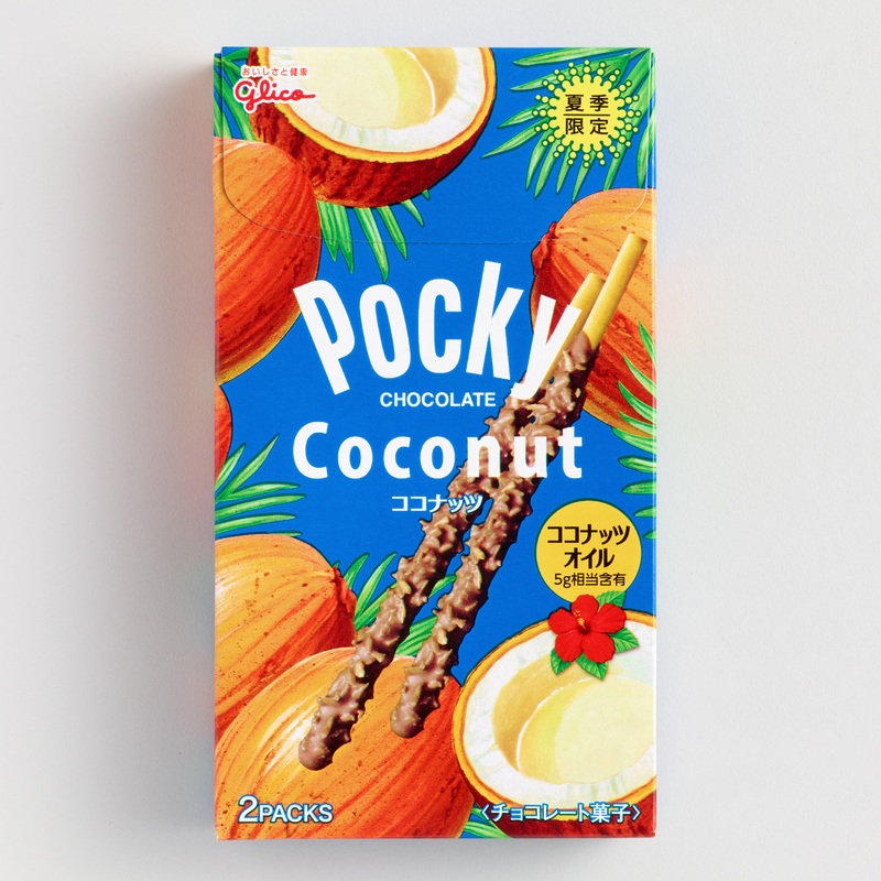 Pocky Chocolate Coconut Biscuit Sticks