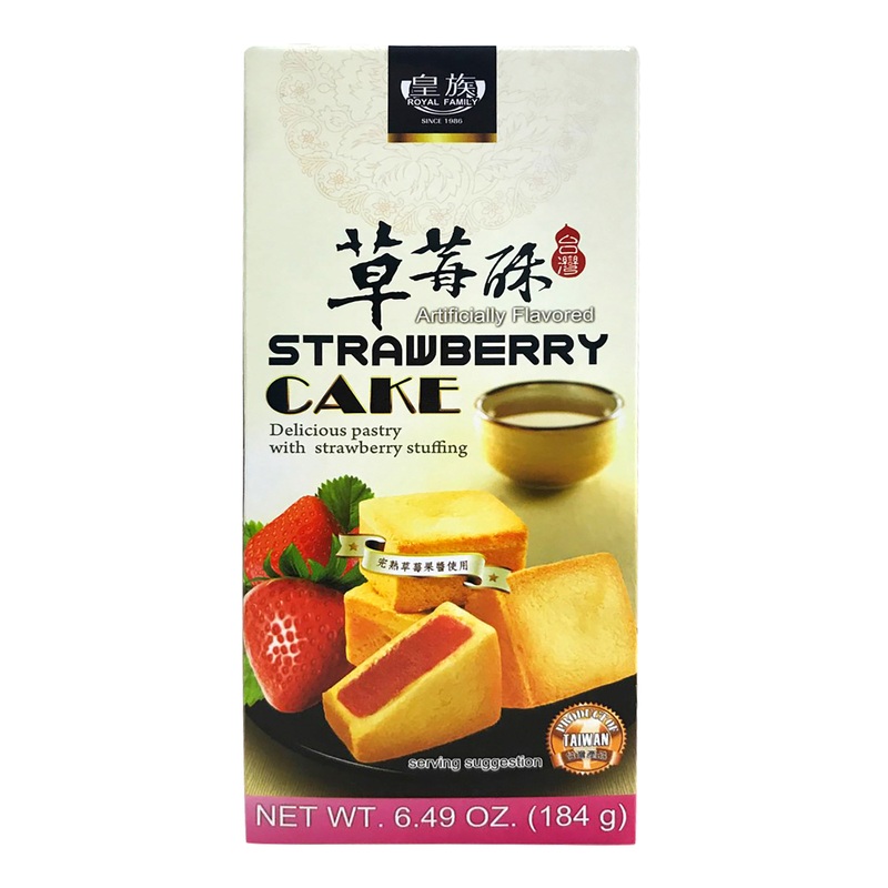 Royal Family Strawberry Cake 8 Piece