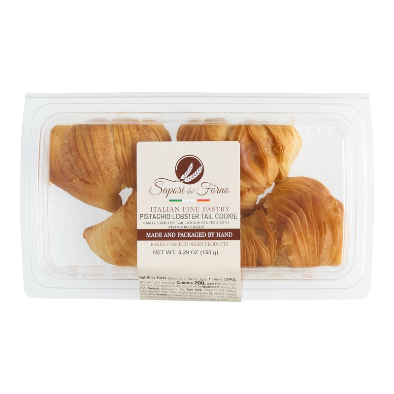 Sapori Dal Forno Pistachio Lobster Tail Pastry