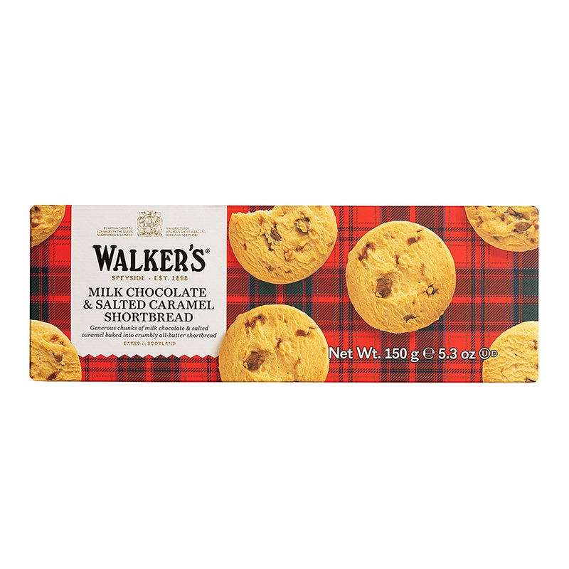 Walker’s Salted Caramel and Chocolate Chunk Shortbread Rounds