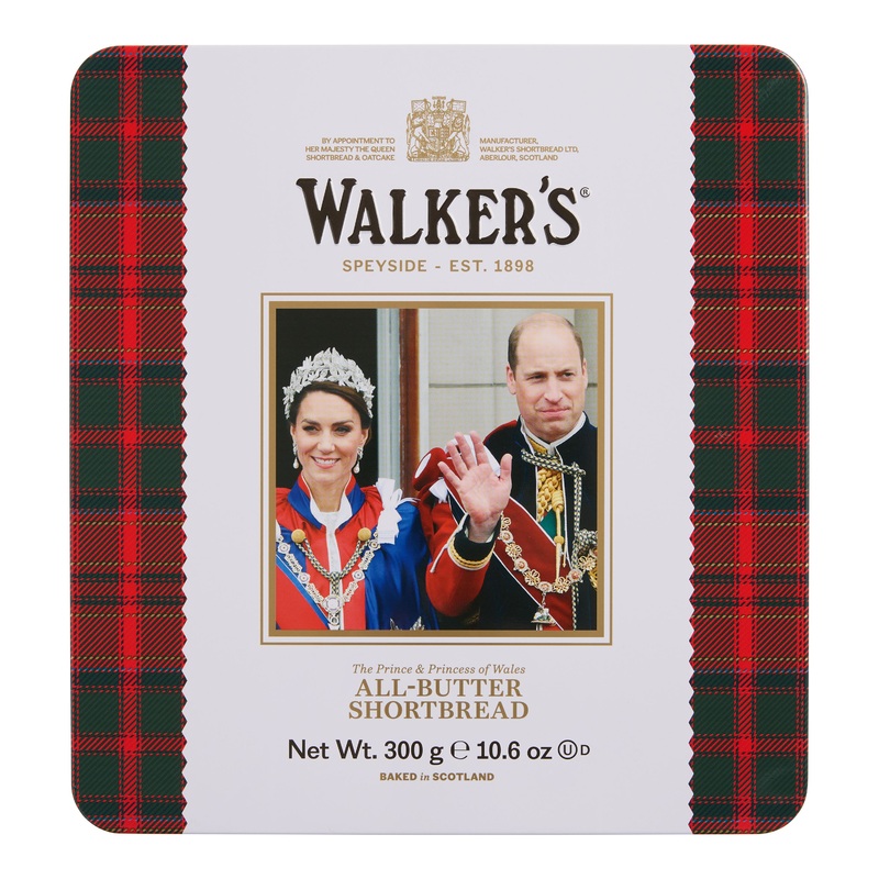 Walkers Assorted Shortbread William And Kate Tin