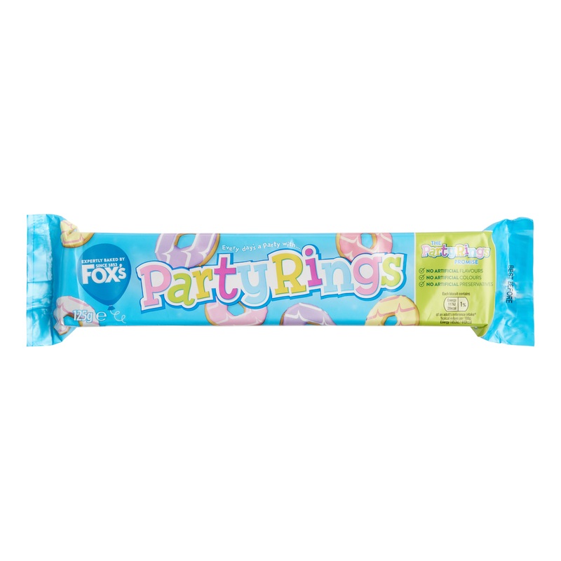 Fox’s Party Rings Iced Shortcake Rings Set of 2