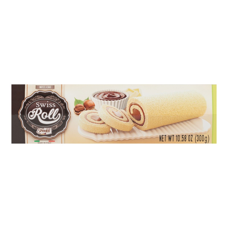 Freddi Hazelnut Swiss Roll Cake